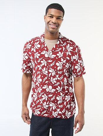 Camisa de manga corta ligera con estampado