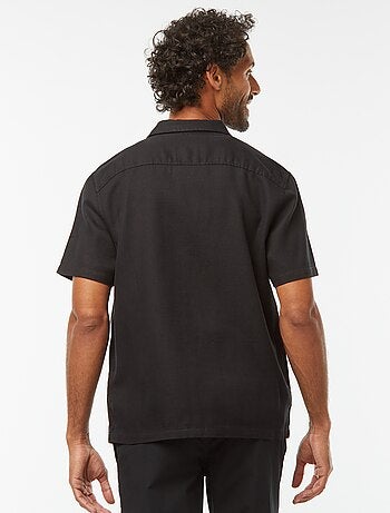 Camisa de manga corta lisa