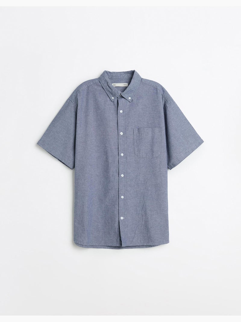 Camisa de manga corta, MO Fashion Azul - Kiabi