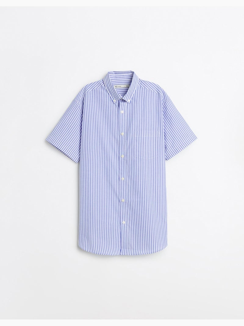 Camisa de manga corta, MO Fashion Azul - Kiabi
