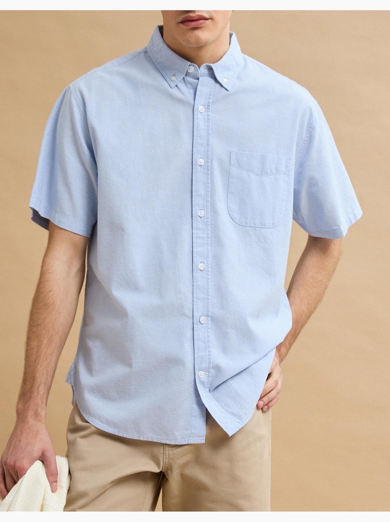 Camisa de manga corta, MO Fashion Azul - Kiabi
