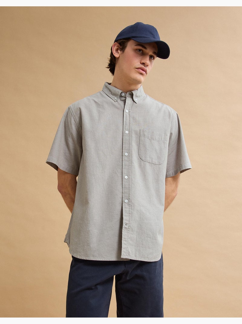 Camisa de manga corta, MO Fashion Beige - Kiabi