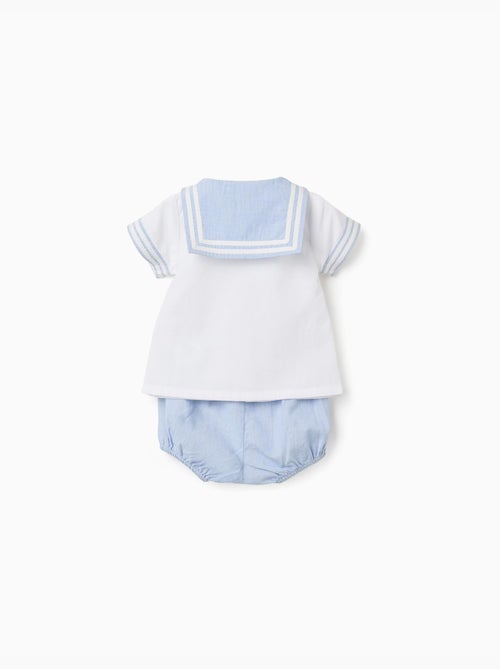 Camisa de manga corta + pantalón corto de algodón - Kiabi