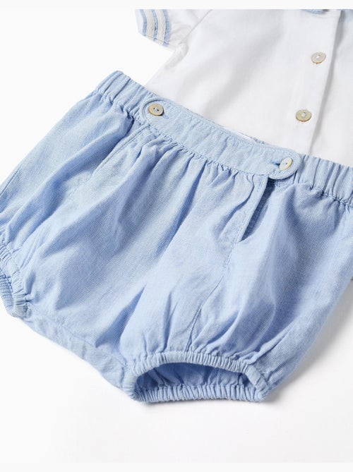 Camisa de manga corta + pantalón corto de algodón - Kiabi