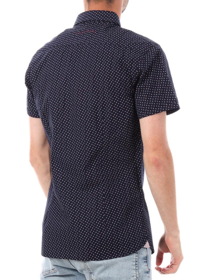 Camisa de Manga Corta para Hombre Teddy Smith Azul marino - Kiabi