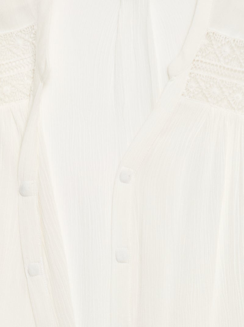 Camisa de manga corta So Easy Blanco - Kiabi