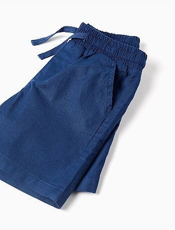 Camisa de manga corta y bermudas de algodón