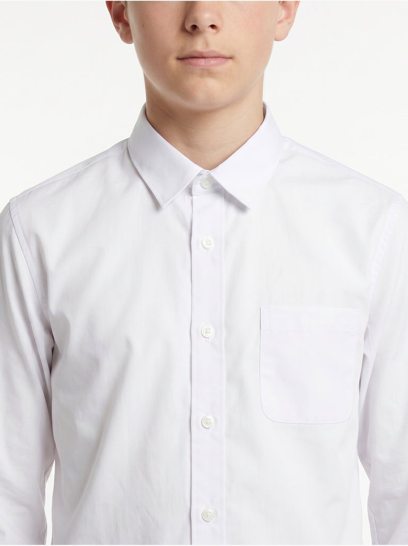 Camisa de manga larga - Yves Enzo Blanco - Kiabi