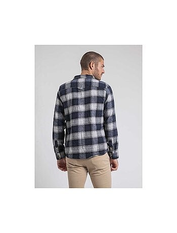 Camisa de manga larga a cuadros de puro algodón franela TELOROK