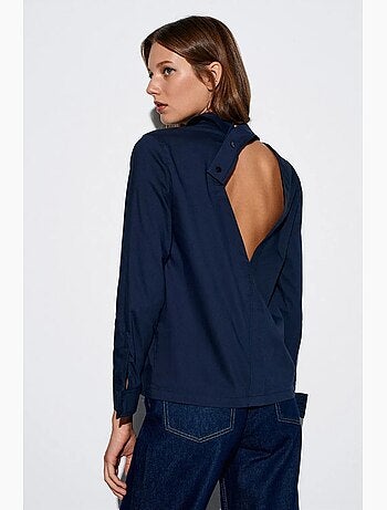 Camisa de manga larga con cut-out dilvin