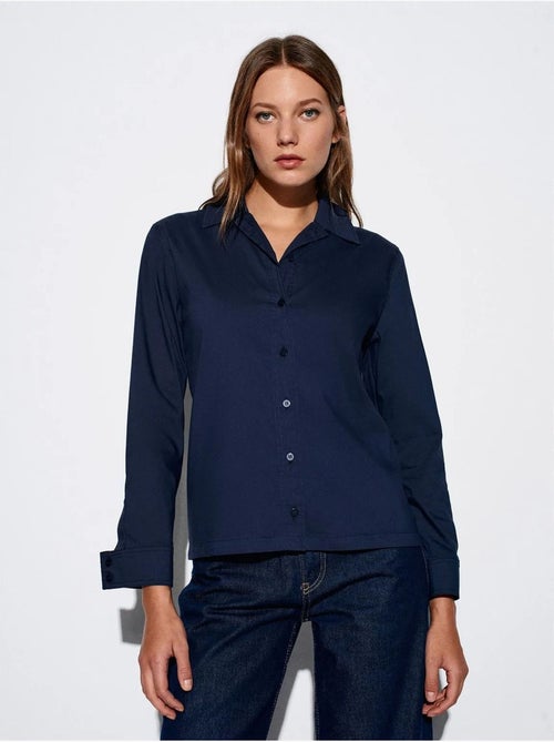 Camisa de manga larga con cut-out dilvin - Kiabi Camisa de manga larga con cut-out dilvin - Kiabi