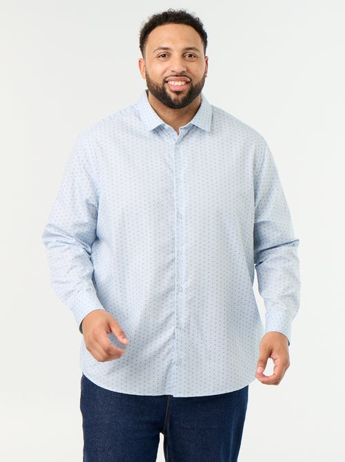 Camisa de manga larga con estampado - Kiabi