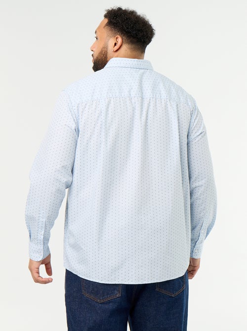Camisa de manga larga con estampado - Kiabi