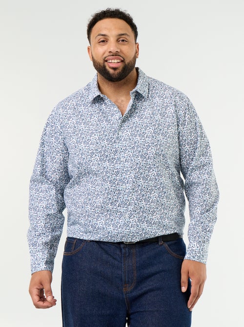 Camisa de manga larga con estampado - Kiabi