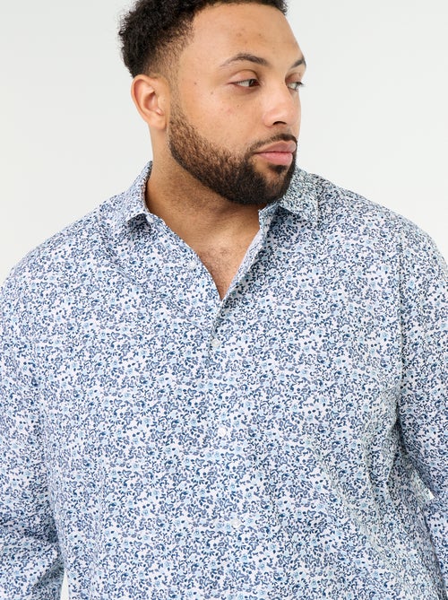 Camisa de manga larga con estampado - Kiabi