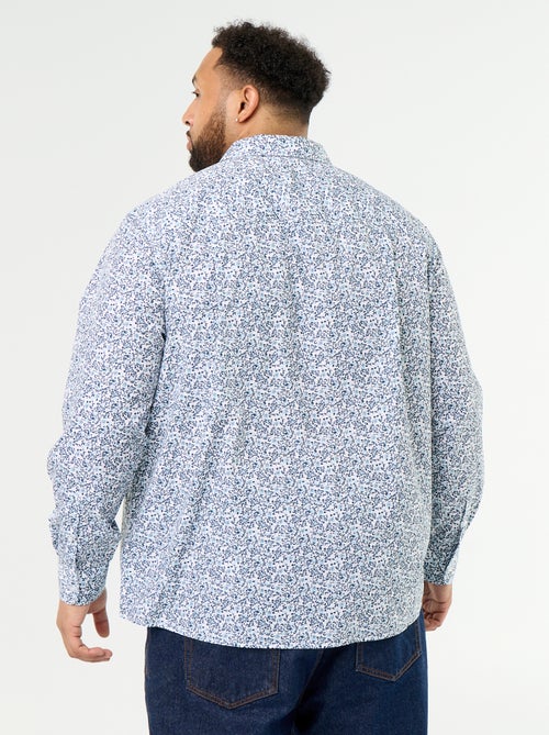 Camisa de manga larga con estampado - Kiabi
