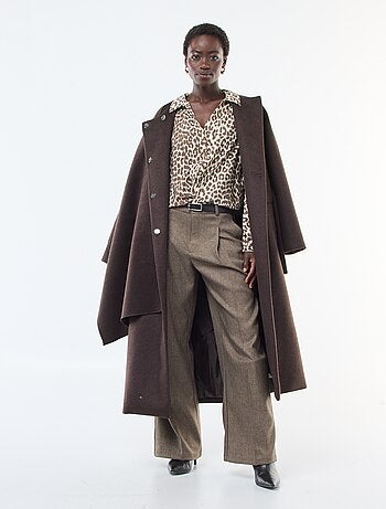 Camisa de manga larga con estampado de leopardo 'JDY'