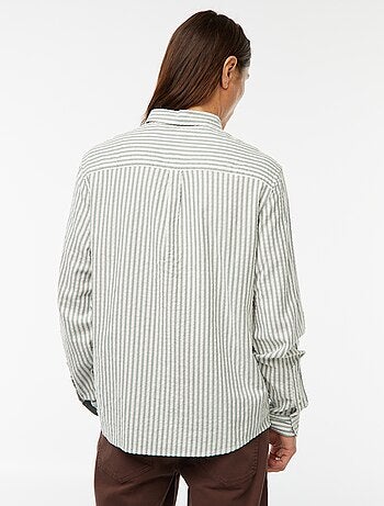 Camisa de manga larga corte cómodo