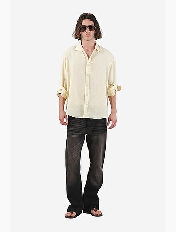 Camisa de manga larga de ajuste relajado giesto