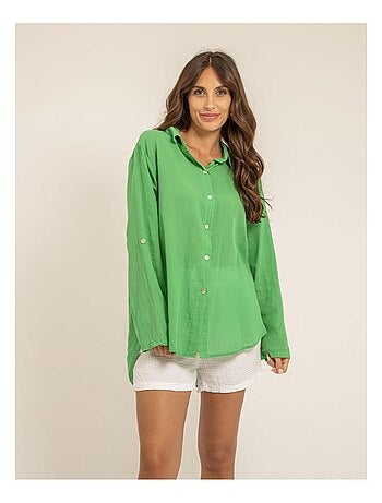 Camisa de manga larga de algodón ORINE