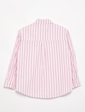 Camisa de manga larga de algodón