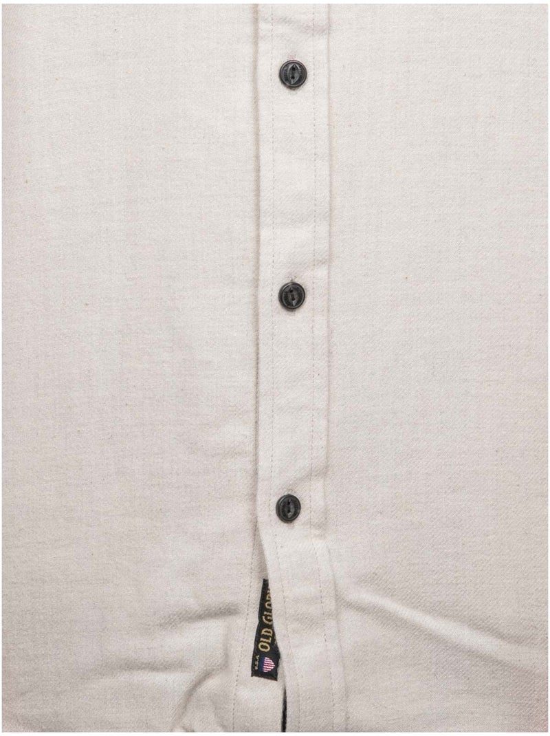 Camisa de manga larga de algodón tiwatch Crudo - Kiabi