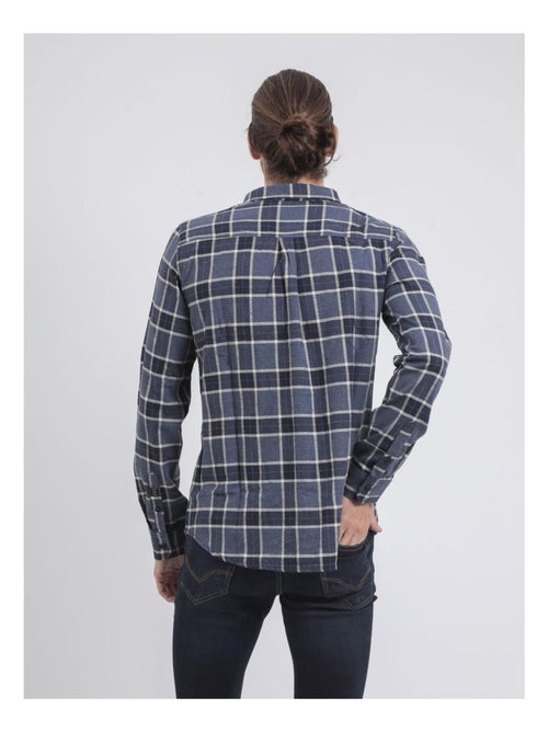 Camisa de manga larga de cuadros TADULOR - Kiabi