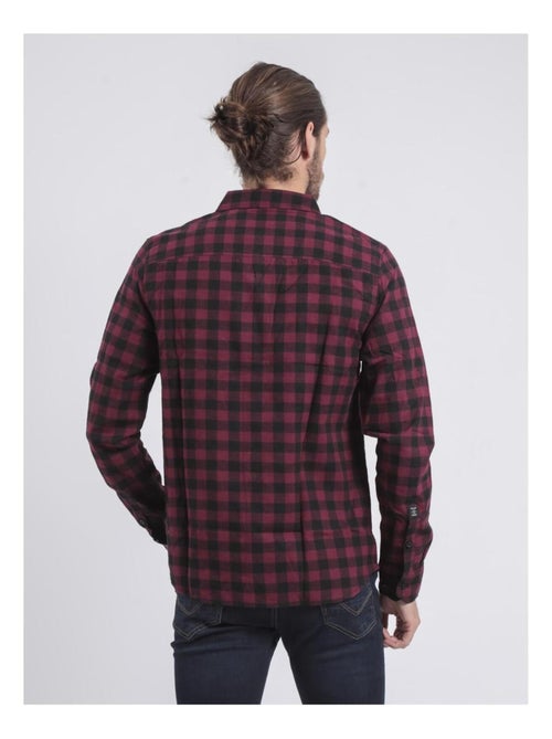 Camisa de manga larga de cuadros TOMALAX - Kiabi
