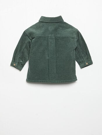 Camisa de manga larga de pana