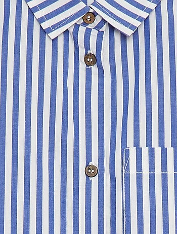 Camisa de manga larga de popelina