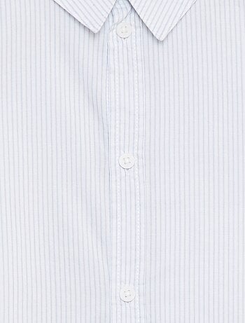 Camisa de manga larga de popelina