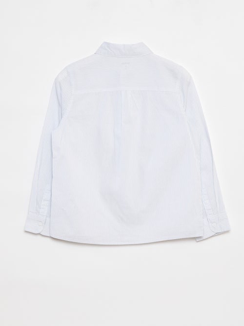 Camisa de manga larga de popelina - Kiabi