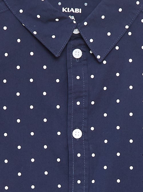 Camisa de manga larga de popelina - Kiabi