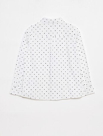 Camisa de manga larga de popelina