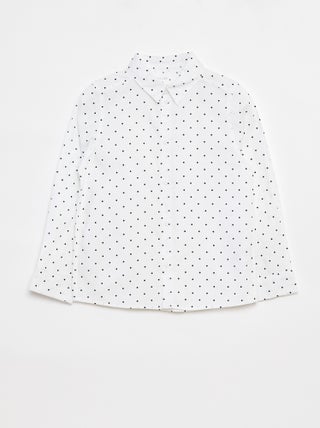 Camisa de manga larga de popelina