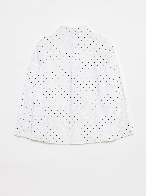 Camisa de manga larga de popelina - Kiabi