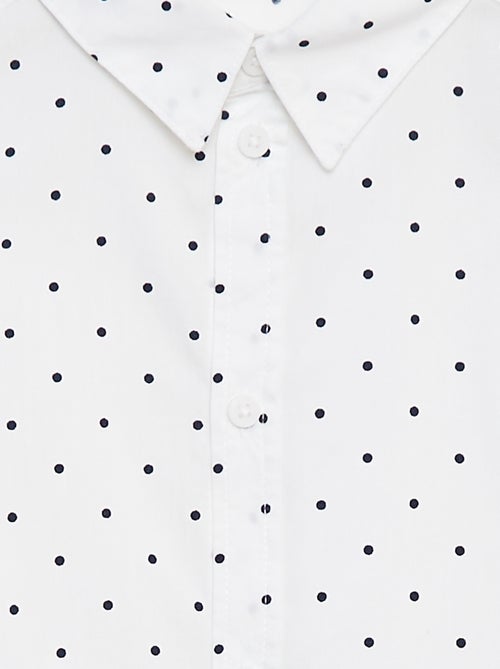 Camisa de manga larga de popelina - Kiabi