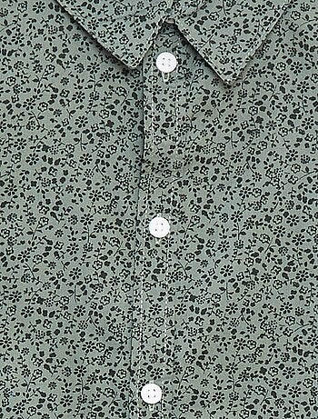 Camisa de manga larga de popelina