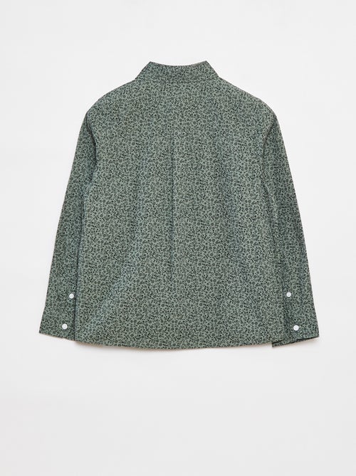 Camisa de manga larga de popelina - Kiabi