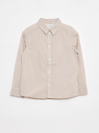 Camisa de manga larga de popelina