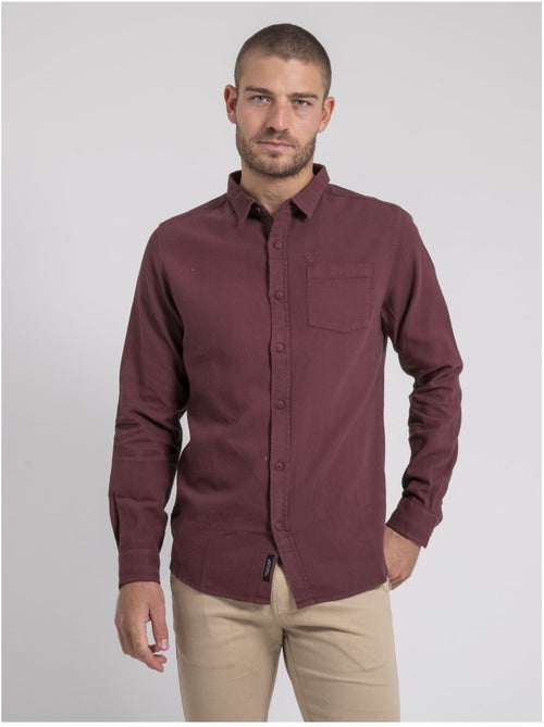 Camisa de manga larga de puro algodón TAMORIS - Kiabi