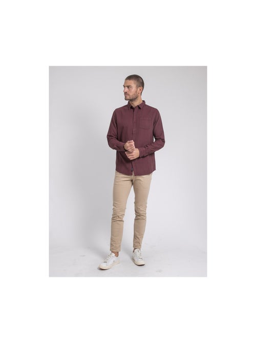 Camisa de manga larga de puro algodón TAMORIS - Kiabi