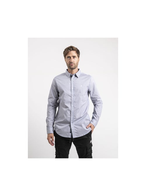 Camisa de manga larga de puro algodón TIVAMOR - Kiabi Camisa de manga larga de puro algodón TIVAMOR - Kiabi