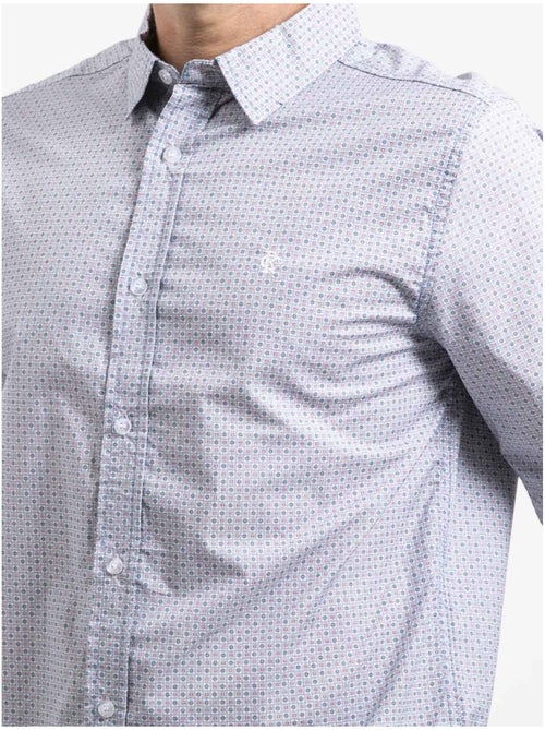 Camisa de manga larga de puro algodón TIVAMOR - Kiabi Camisa de manga larga de puro algodón TIVAMOR - Kiabi