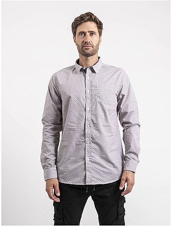 Camisa de manga larga de puro algodón TIVENOL