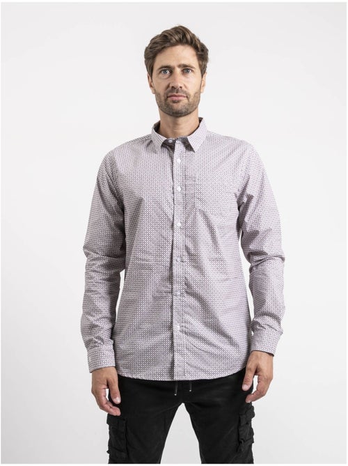Camisa de manga larga de puro algodón TIVENOL - Kiabi Camisa de manga larga de puro algodón TIVENOL - Kiabi