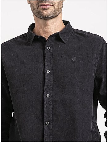 Camisa de manga larga de terciopelo acanalado TOROLD