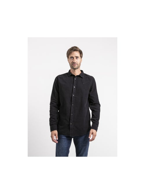 Camisa de manga larga de terciopelo acanalado TOROLD - Kiabi Camisa de manga larga de terciopelo acanalado TOROLD - Kiabi