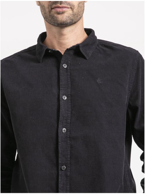 Camisa de manga larga de terciopelo acanalado TOROLD - Kiabi Camisa de manga larga de terciopelo acanalado TOROLD - Kiabi