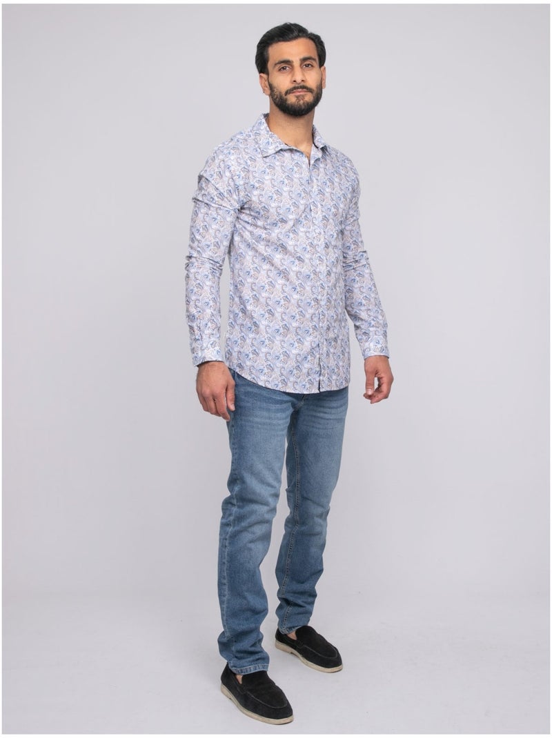 Camisa de manga larga DRIFALIT Azul - Kiabi